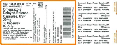 Label 20mg 30ct (Label Omeprazole Dr Caps 20mg  Bpi(10544 898 30) Apotex(60505 0065 2) Rev1)